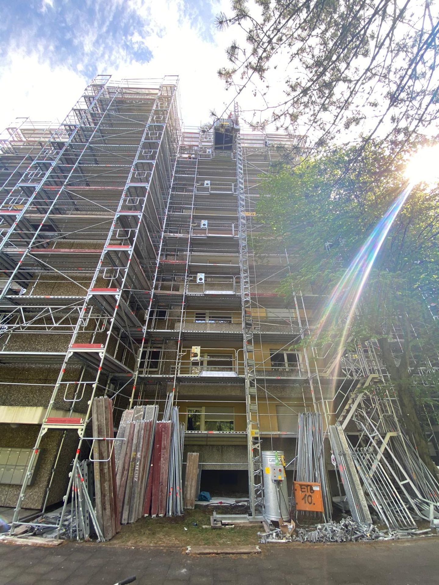 Beispielarbeit von Yildiz Gerüstbau e.K. - veröffentlicht auf Geruestbau.org
