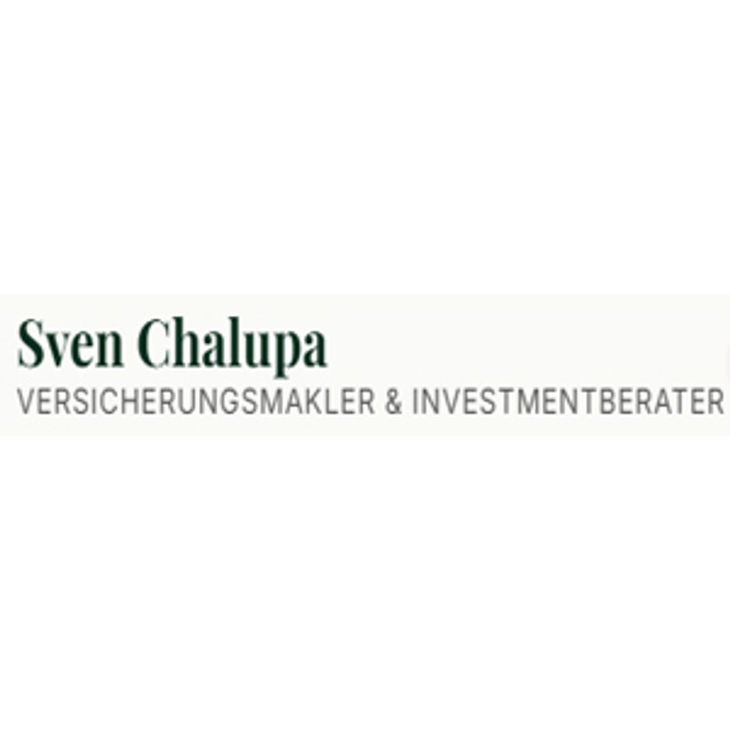 Logo der Firma Sven Chalupa Versicherungsmakler & Investmentberater aus Berlin auf dem Branchenportal Finanzberater.net