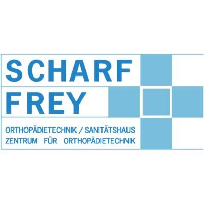 Logo der Firma Sanitätshaus Scharf Frey aus Neuss auf dem Branchenportal Sanimio.de