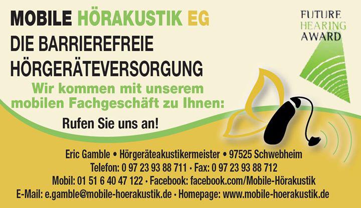 Beispielarbeit von Mobile Hörakustik Eric Gamble - veröffentlicht auf Akustiker.net