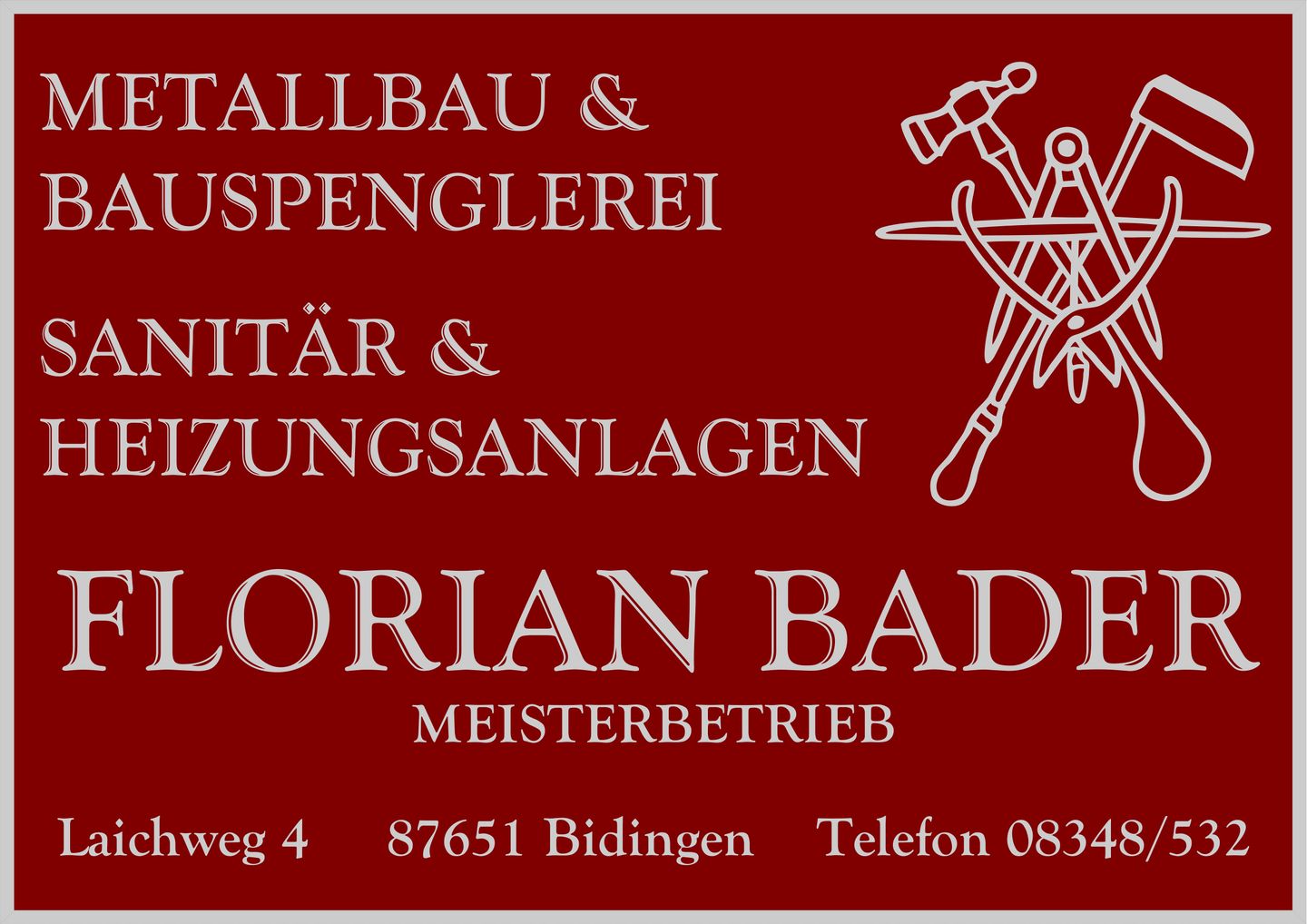 Beispielarbeit von Florian Bader - Meisterbetrieb - Metallbau & Bauspenglerei, Sanitär- und Heizungsanlagen - veröffentlicht auf Sanitaer.org