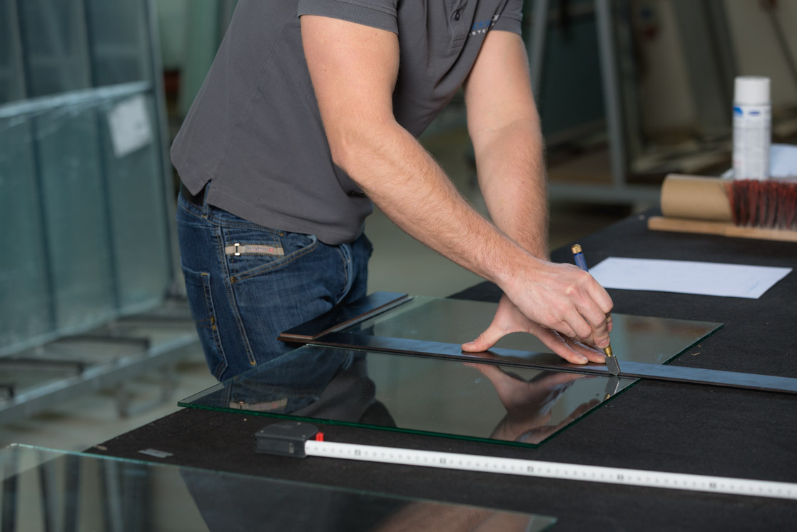 Beispielarbeit von Glasdesign Dirkx - veröffentlicht auf Glaserei.org