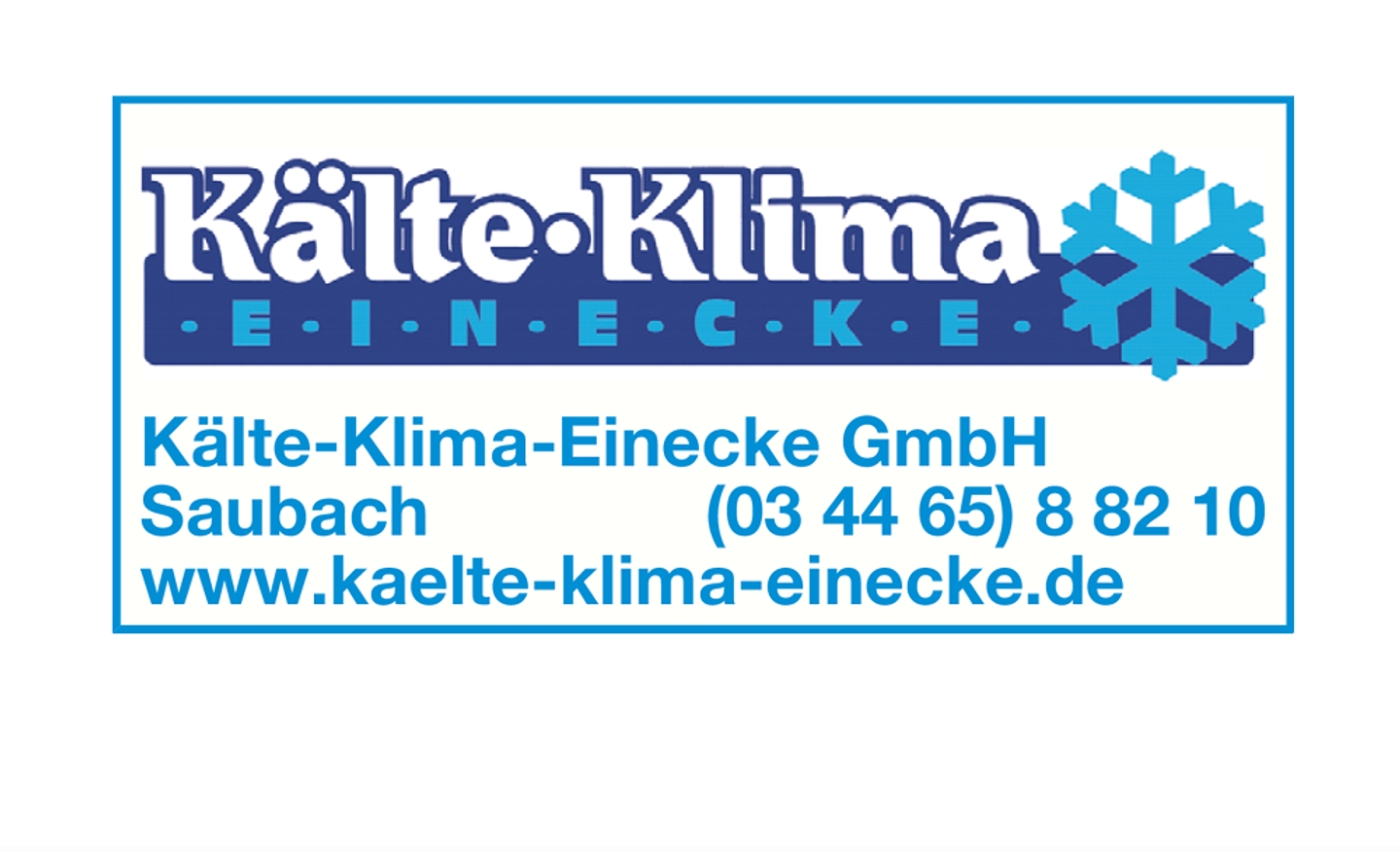 Beispielarbeit von Kälte - Klima - Einecke GmbH - veröffentlicht auf Klimatechniker.net