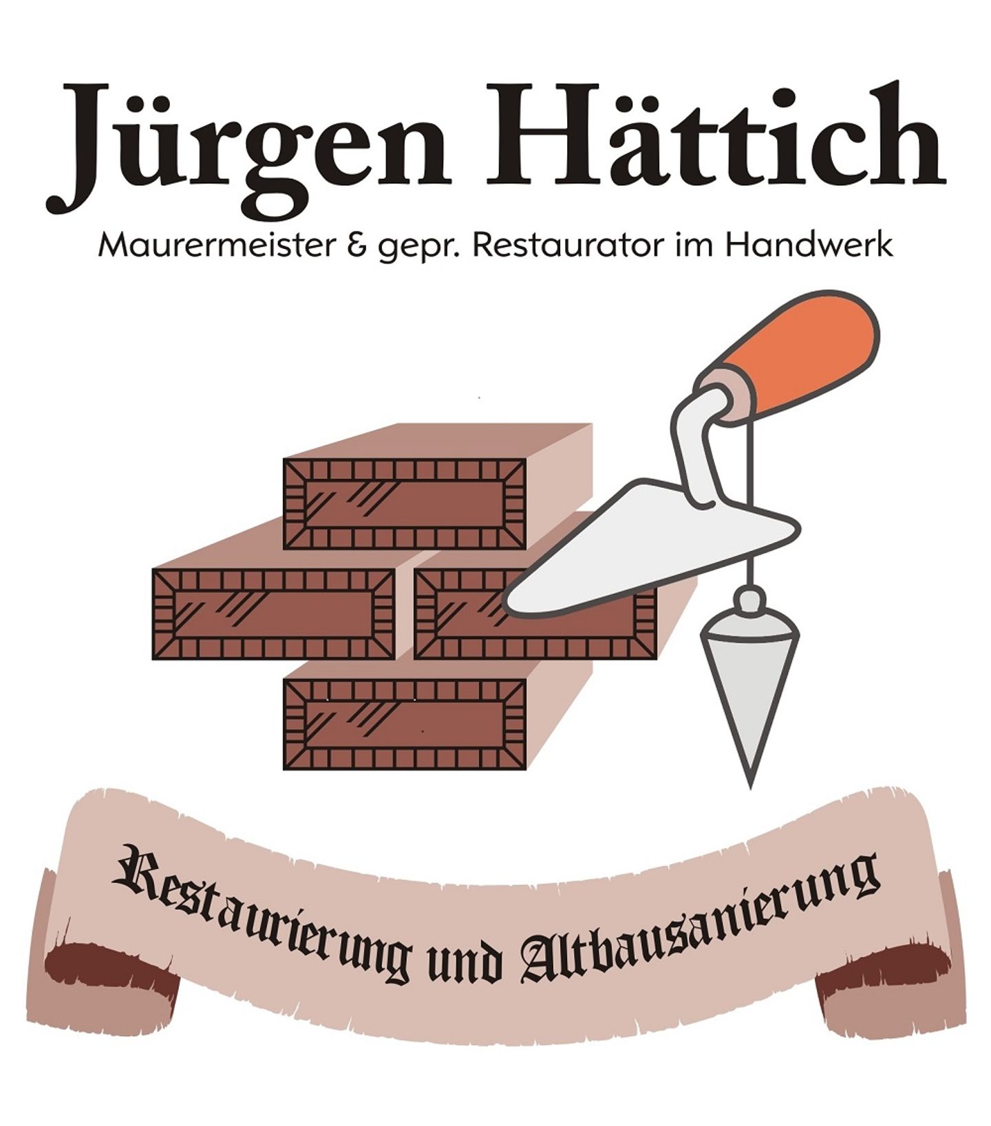 Logo der Firma Hättich Bau/ Jürgen Hättich  Maurermeister & Restaurator im Handwerk aus St. Märgen auf dem Branchenportal Bauunternehmen.org