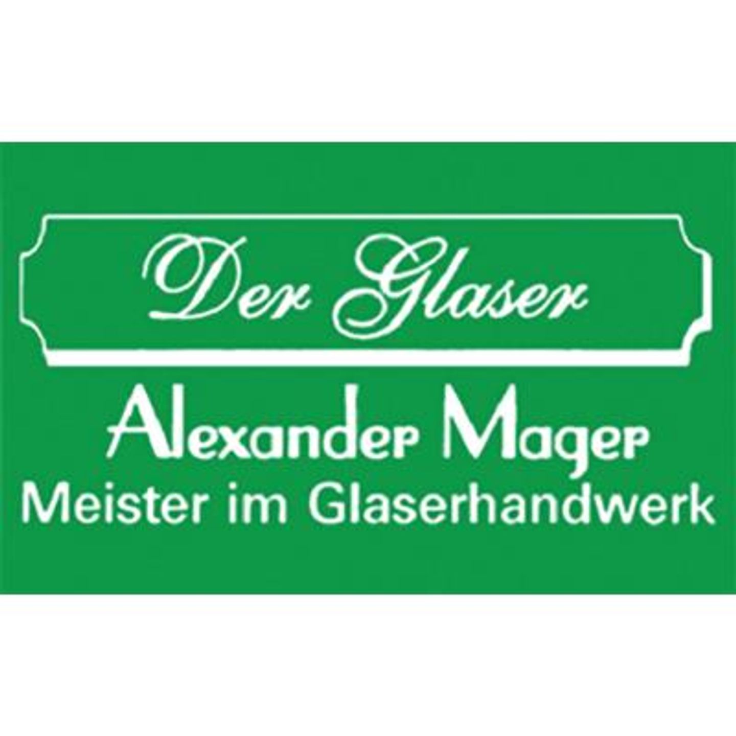 Logo der Firma Mager Alexander Glaserei aus Rosenheim auf dem Branchenportal Glaserei.org
