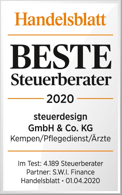 Beispielarbeit von Steuerberatungsgesellschaft steuerdesign GmbH & Co.KG - veröffentlicht auf Steuer-Berater.de