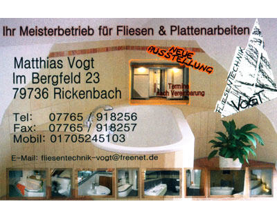 Beispielarbeit von Vogt Matthias, Fliesentechnik - veröffentlicht auf Fliesenleger.net