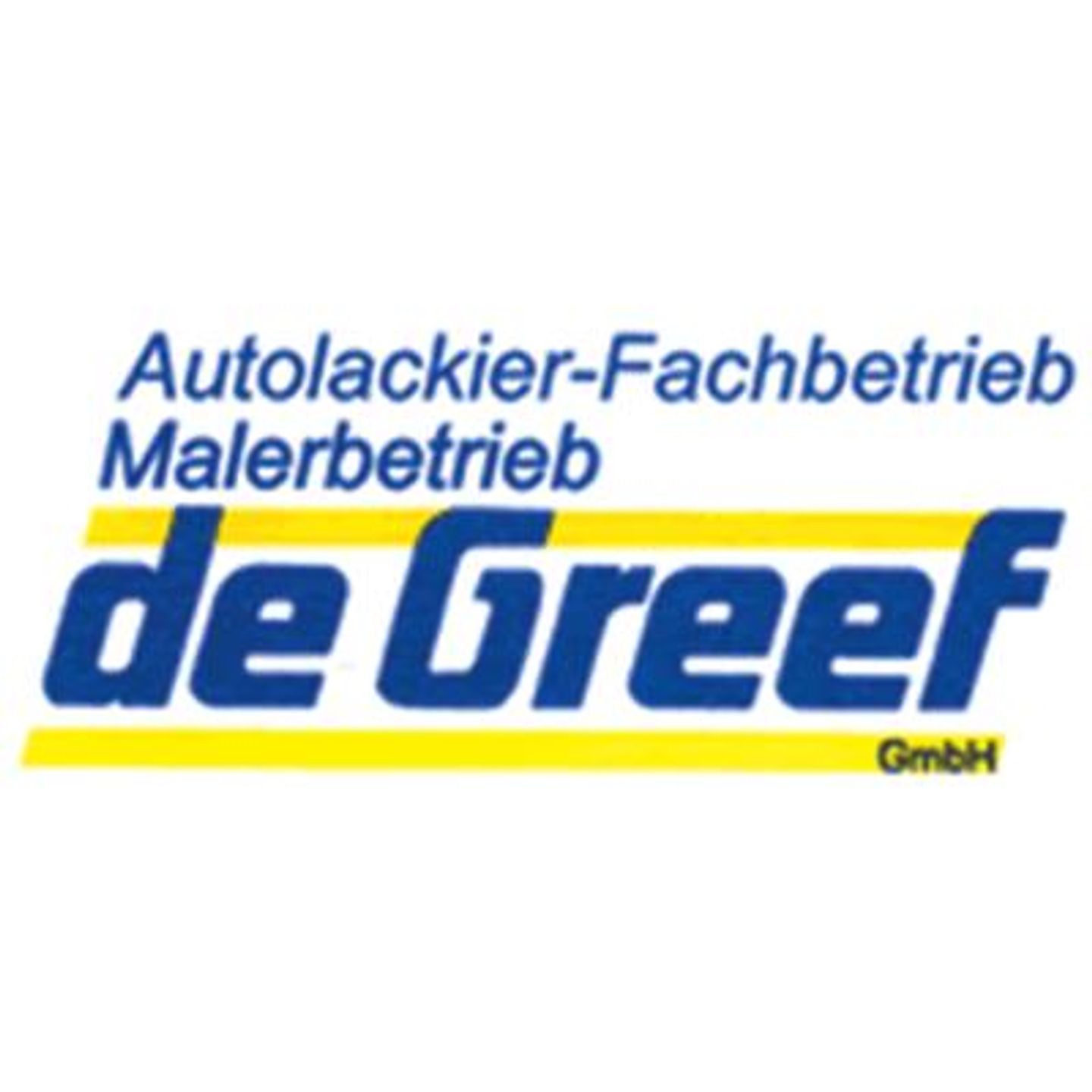 Logo der Firma Autolackier-Fachbetrieb Malerbetrieb de Greef GmbH aus Bochum auf dem Branchenportal Maler.org
