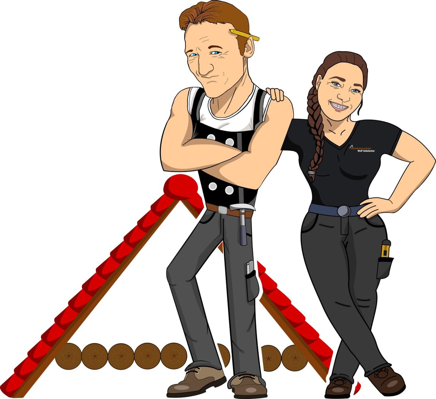 Logo der Firma Dachdeckermeister Wolf Uebelacker aus Hohenroth auf dem Branchenportal Dachdecker.com