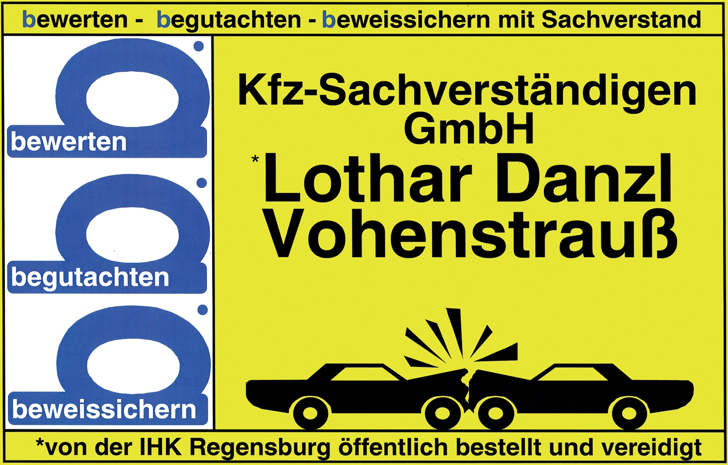 Logo der Firma b.b.b. Kfz-Sachverständigen GmbH aus Vohenstrauß auf dem Branchenportal Gutachter.org