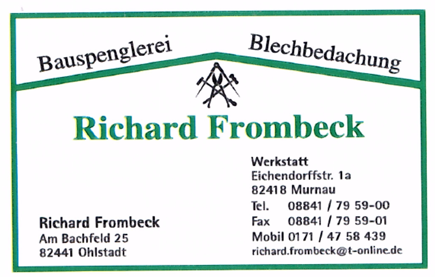 Beispielarbeit von Frombeck Richard Spenglerei - veröffentlicht auf Sanitaer.org