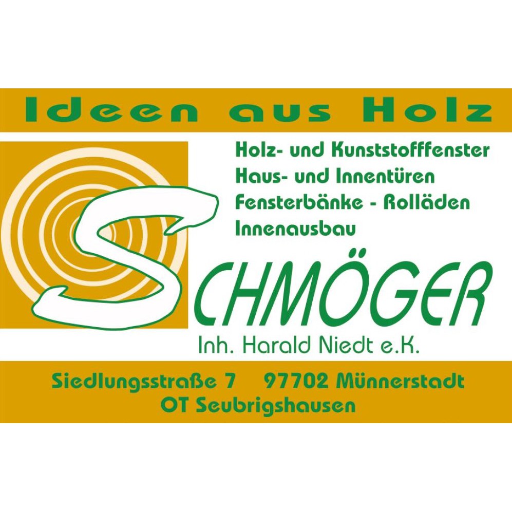 Logo der Firma Schreinerei Schmöger e.K aus Münnerstadt auf dem Branchenportal Bauunternehmen.org