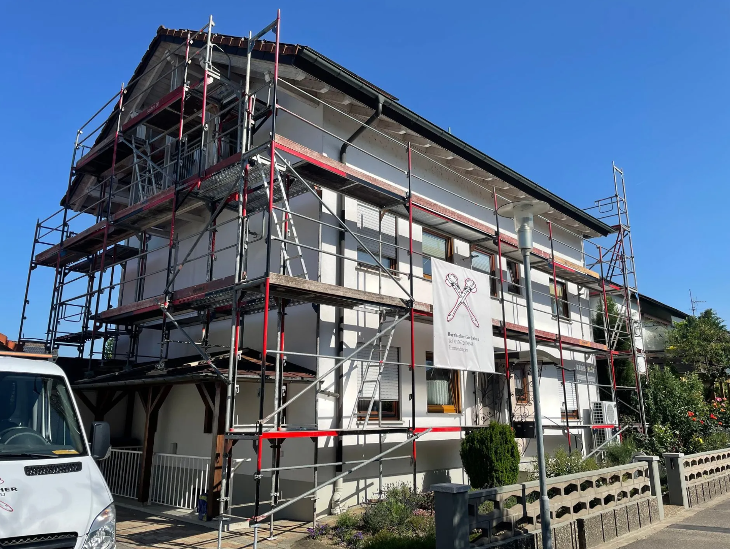 Beispielarbeit von Hornbacher Gerüstbau - veröffentlicht auf Geruestbau.org