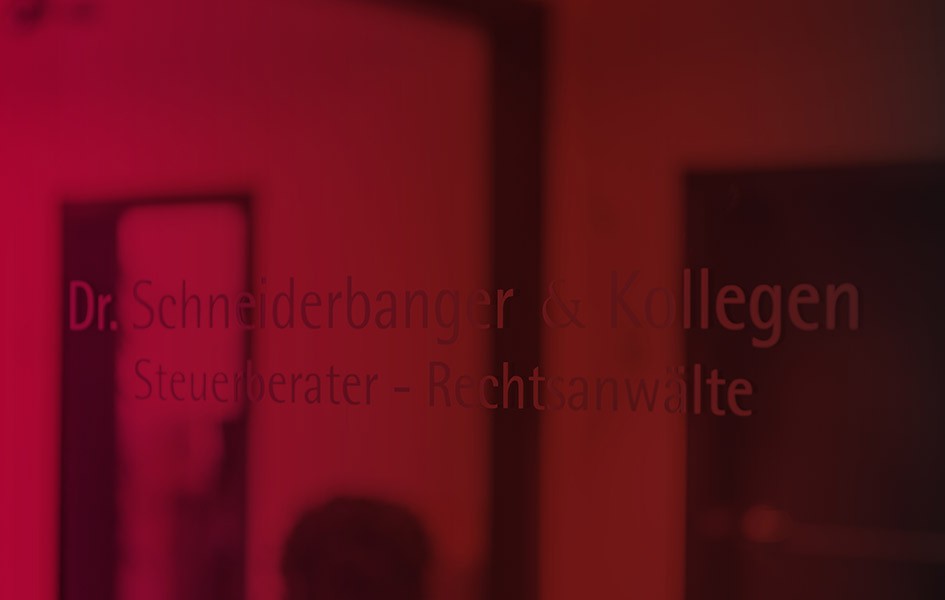 Beispielarbeit von Dr. Schneiderbanger & Kollegen Steuerberater - Rechtsanwälte - Unternehmensberater - veröffentlicht auf Steuer-Berater.de