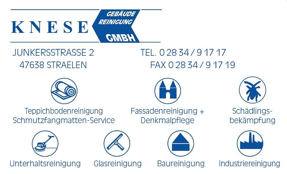 Logo der Firma Knese Gebäudereinigung GmbH aus Straelen auf dem Branchenportal Hausmeisterdienste.net