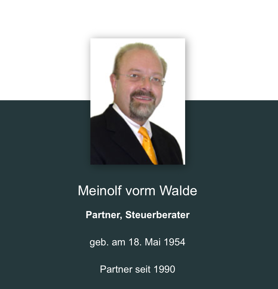 Beispielarbeit von Kleff Roland u. Meinolf vorm Walde & Partner GbR FA Steuerrecht u. Steuerberater - veröffentlicht auf Steuer-Berater.de