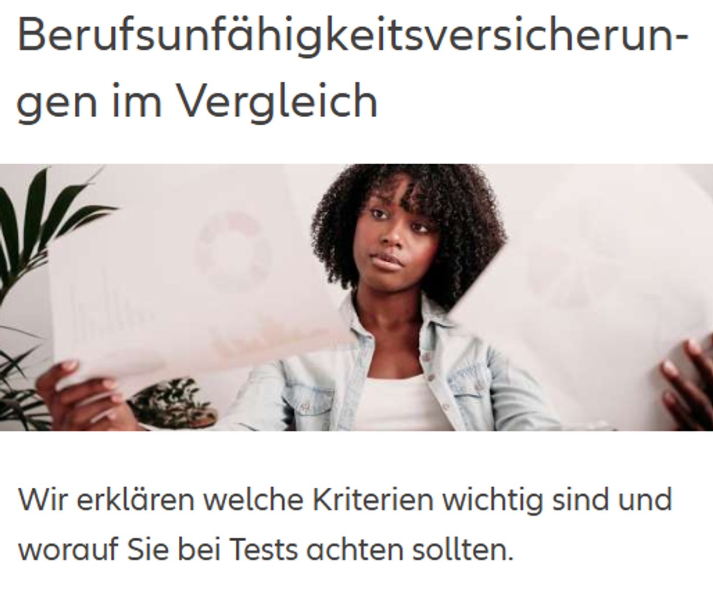 Beispielarbeit von Allianz Versicherung Claudia Marke Generalvertretung - veröffentlicht auf Finanzberater.net