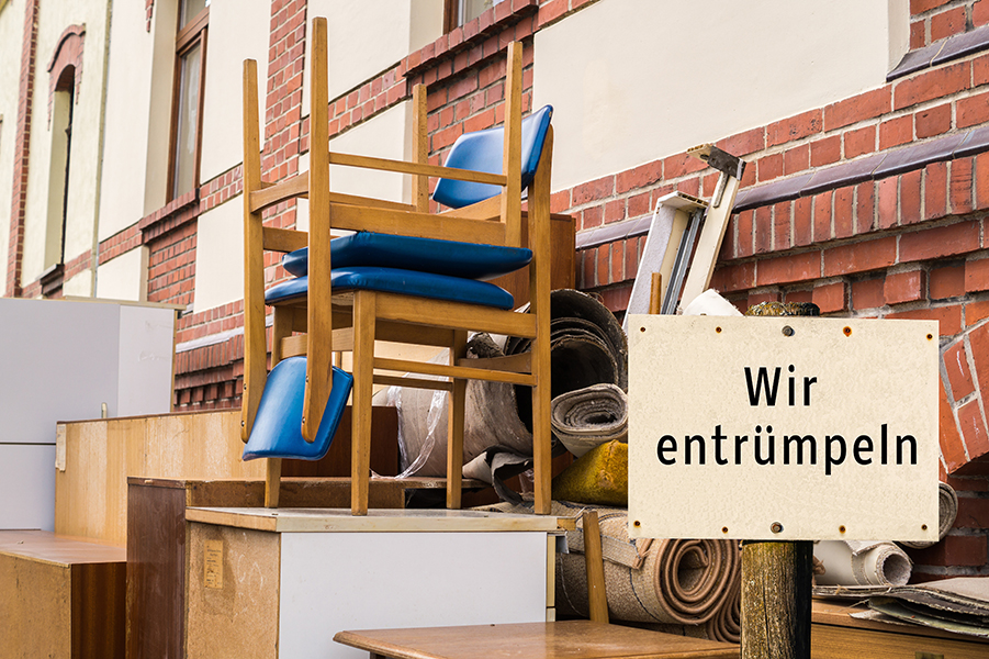 Beispielarbeit von Fritz Entrümpelungen - veröffentlicht auf Hausmeisterdienste.net