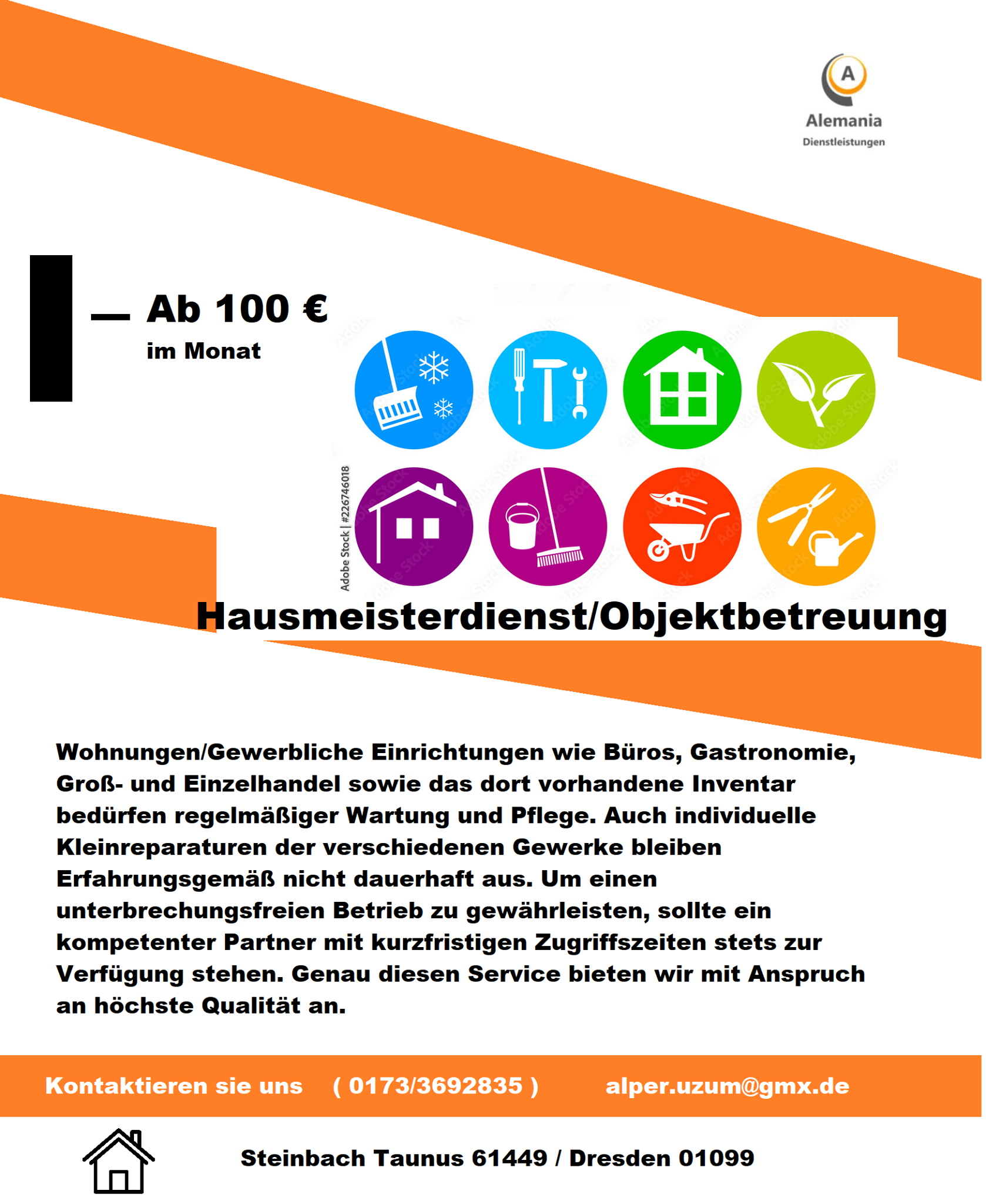 Beispielarbeit von Alemania Dienstleistungen - veröffentlicht auf Hausmeisterdienste.net