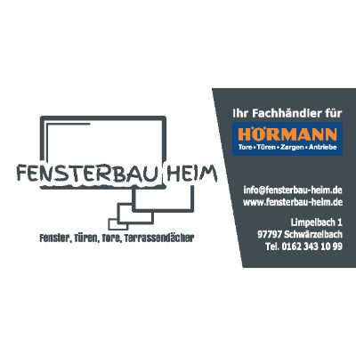 Logo der Firma Fensterbau Heim aus Wartmannsroth auf dem Branchenportal Glaserei.org