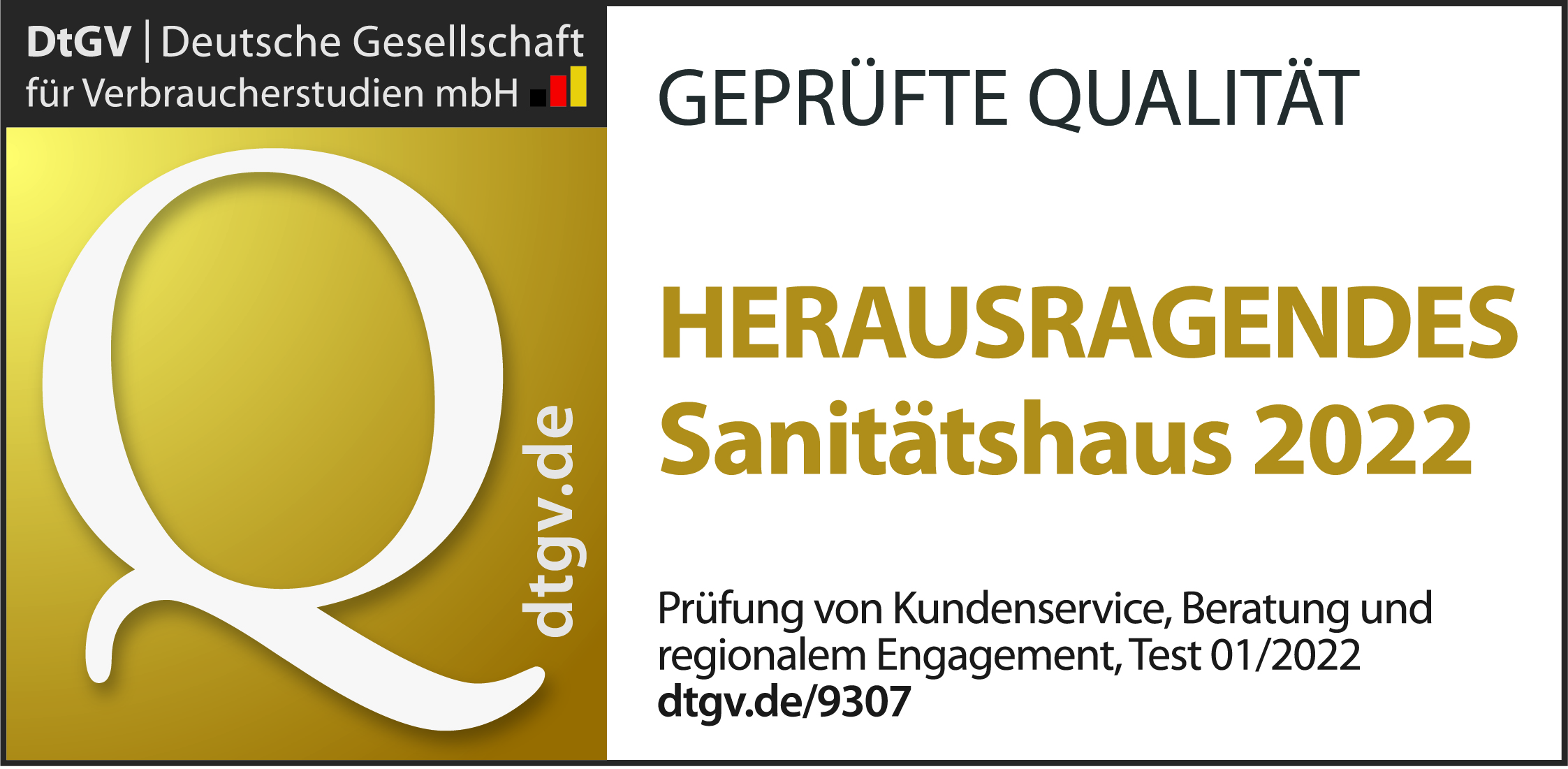 Beispielarbeit von Sanitätshaus Peter Orthopädie GmbH - veröffentlicht auf Sanimio.de