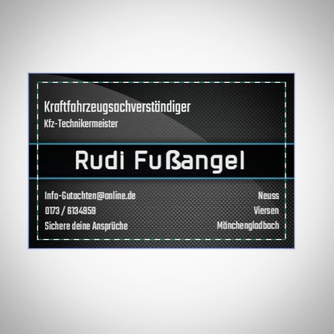 Beispielarbeit von Rudi Fußangel KFZ-Sachverständiger - veröffentlicht auf Gutachter.org