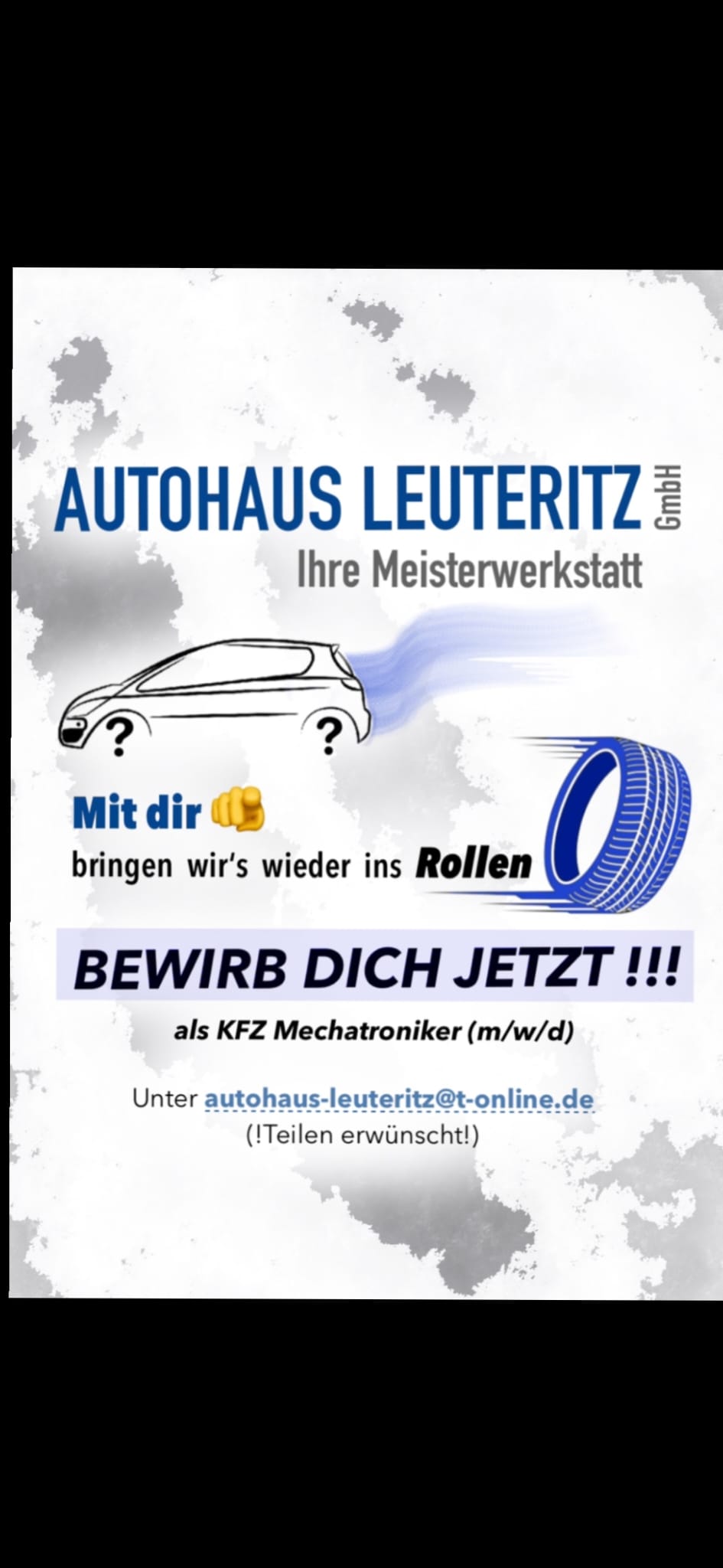 Beispielarbeit von Autohaus Leuteritz GmbH - veröffentlicht auf Auto-Werkstatt.de