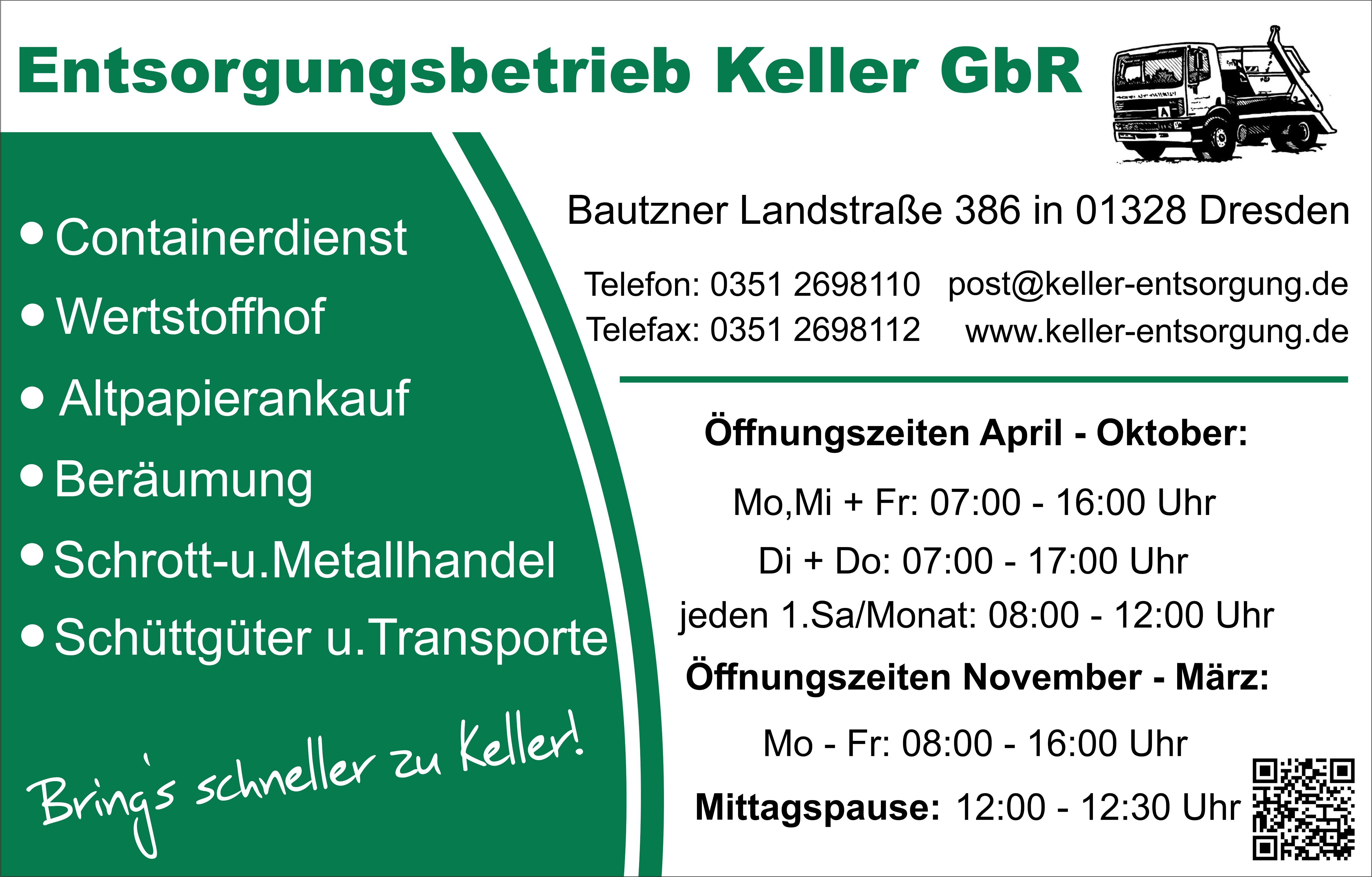 Beispielarbeit von Entsorgungsbetrieb Keller GbR - veröffentlicht auf Bauunternehmen.org