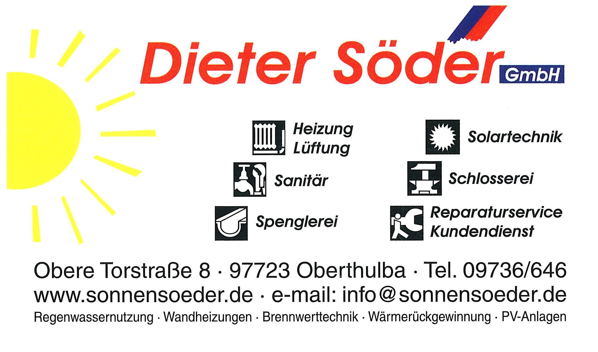 Logo der Firma Dieter Söder GmbH aus Oberthulba auf dem Branchenportal Sanitaer.org