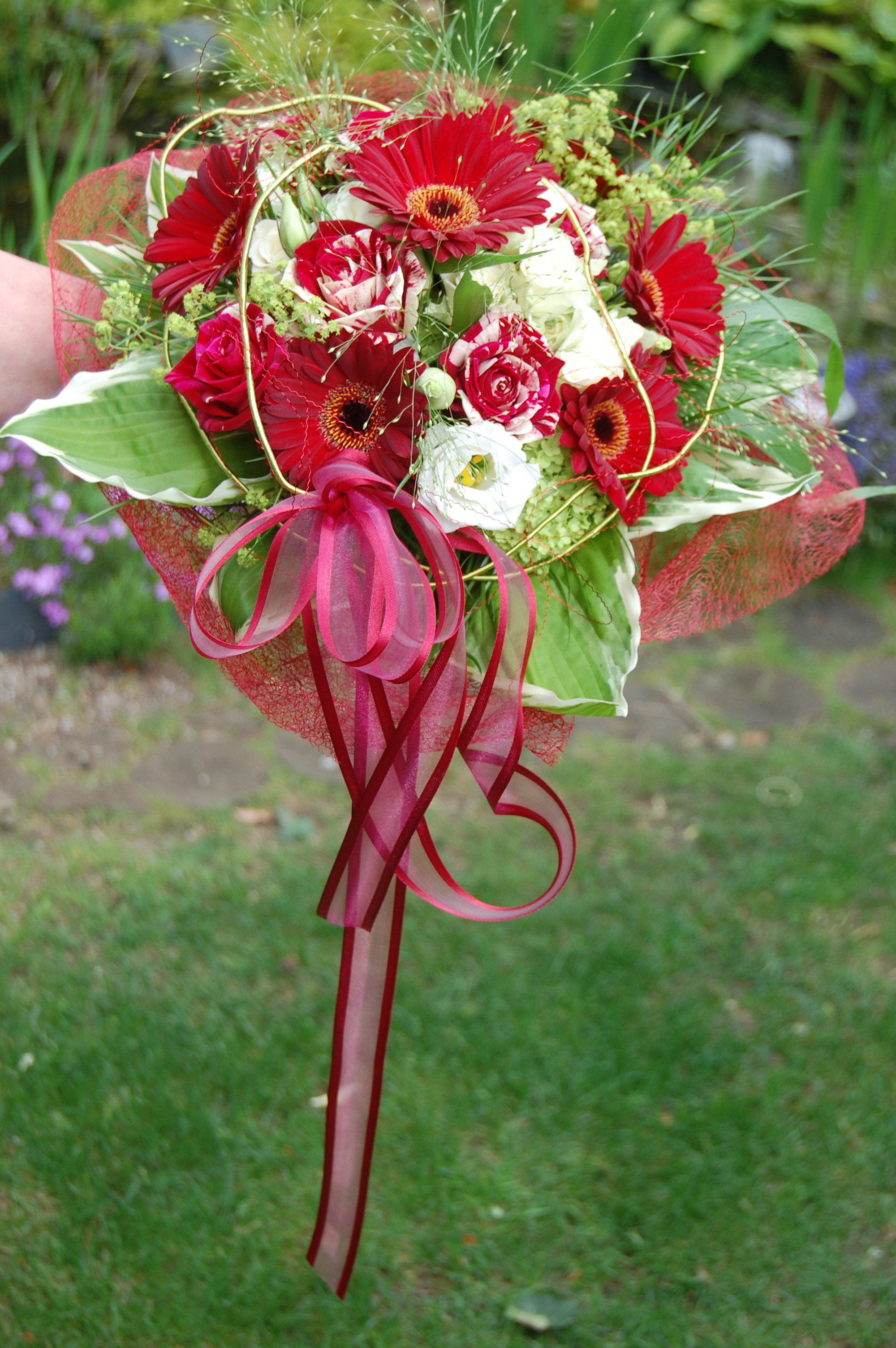 Beispielarbeit von Vera Fischer Blumen Bandolino - veröffentlicht auf Gartenbau.org