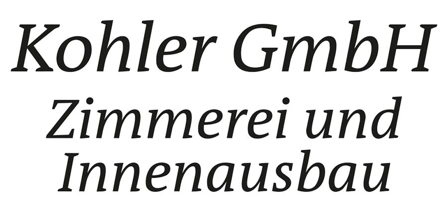 Logo der Firma Kohler GmbH Zimmerei und Innenausbau aus Bindlach auf dem Branchenportal Tischler-Schreiner.org
