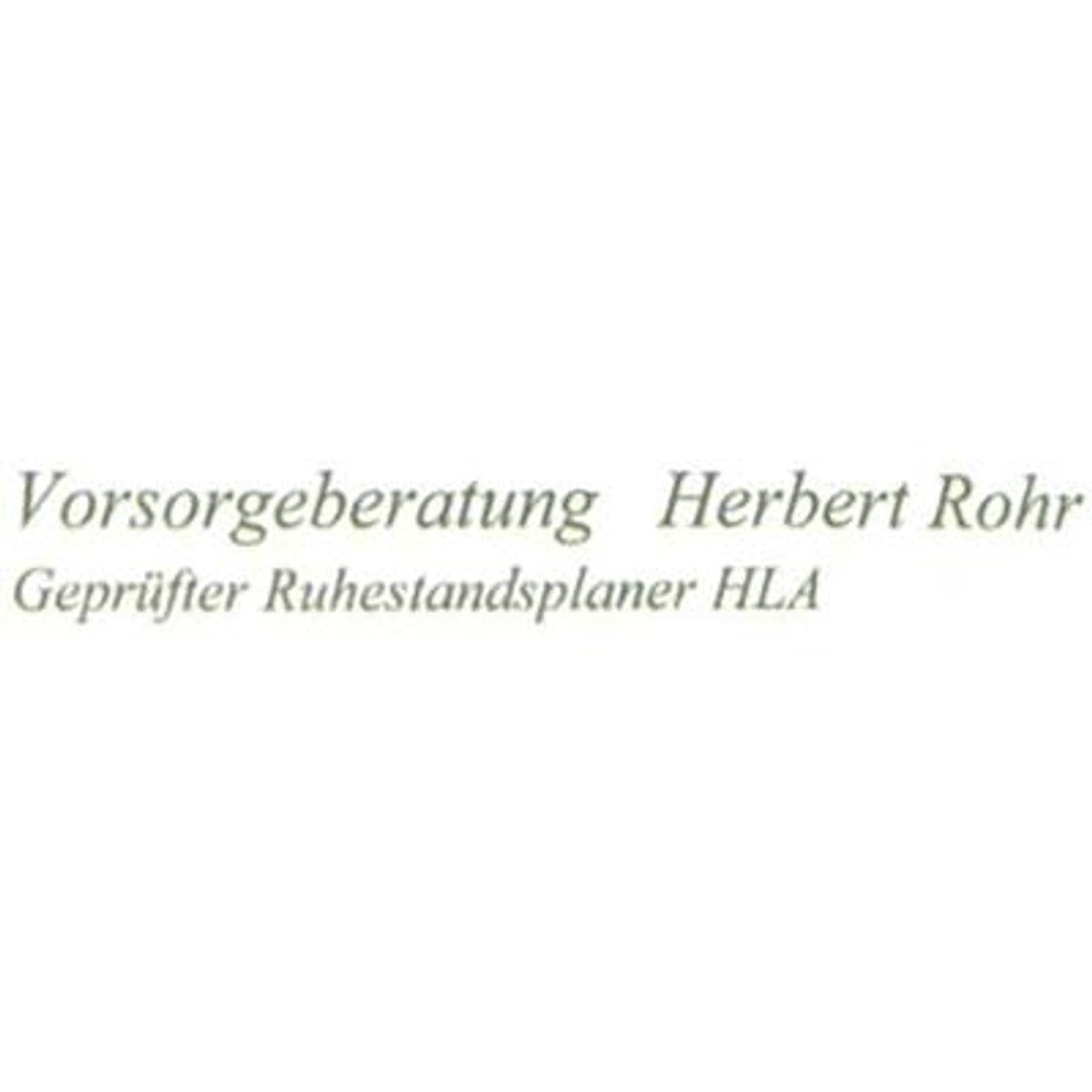 Logo der Firma Rohr Herbert aus Laufen auf dem Branchenportal Finanzberater.net