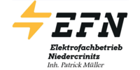 Logo der Firma Elektro-Fachbetrieb NIEDERCRINITZ Patrick Müller aus Hirschfeld auf dem Branchenportal Elektriker.org