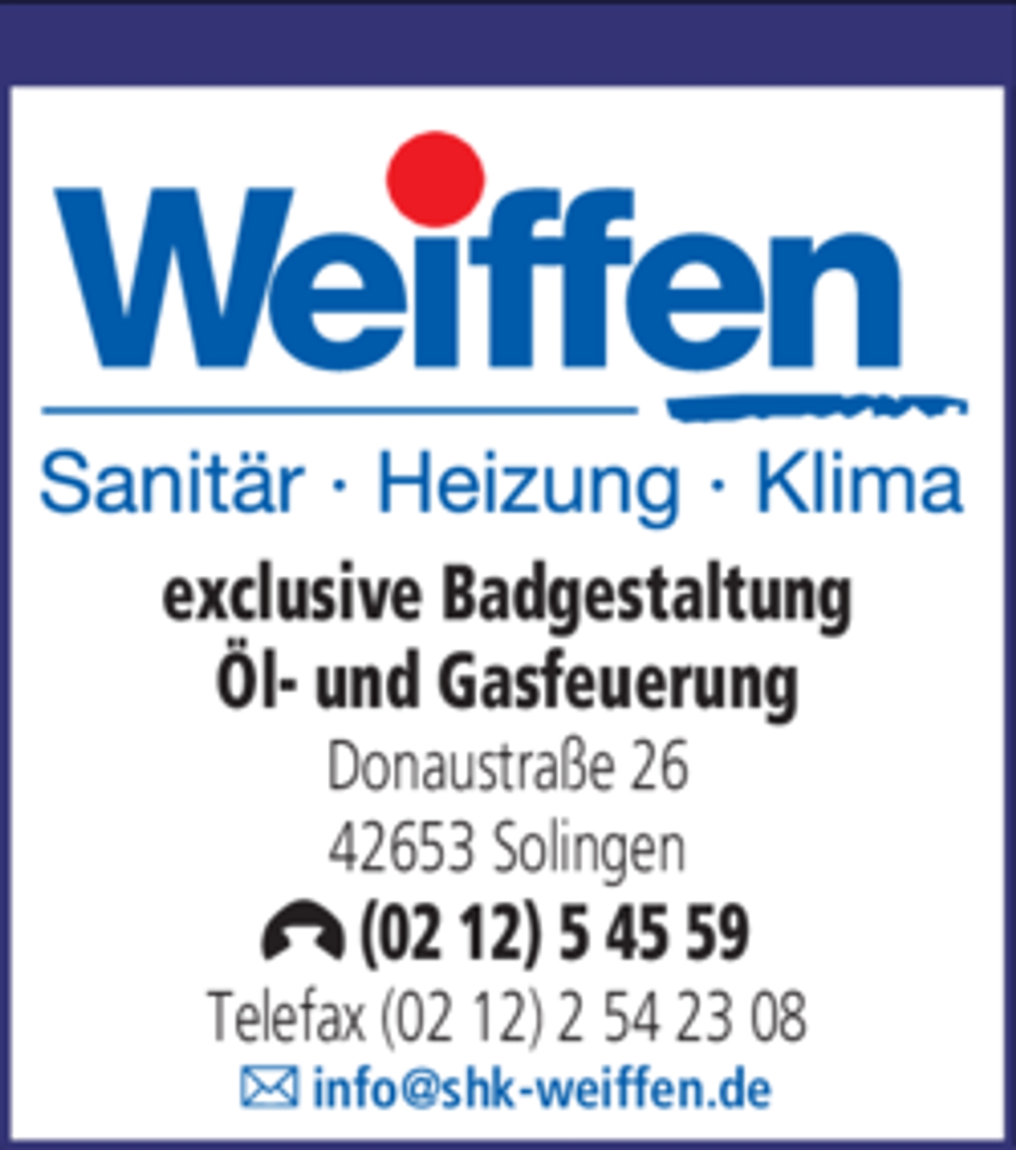 Beispielarbeit von Sanitärtechnik Weiffen - veröffentlicht auf Sanitaer.org