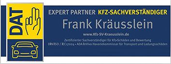 Logo der Firma Kfz-Sachverständiger Frank Kräußlein aus Coburg auf dem Branchenportal Gutachter.org