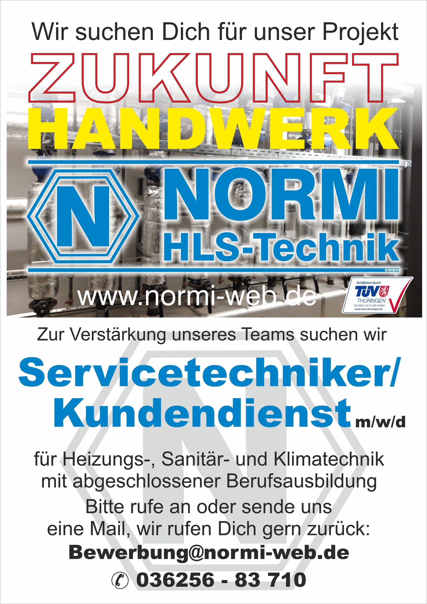 Beispielarbeit von NORMI HLS-Technik GmbH - veröffentlicht auf Sanitaer.org