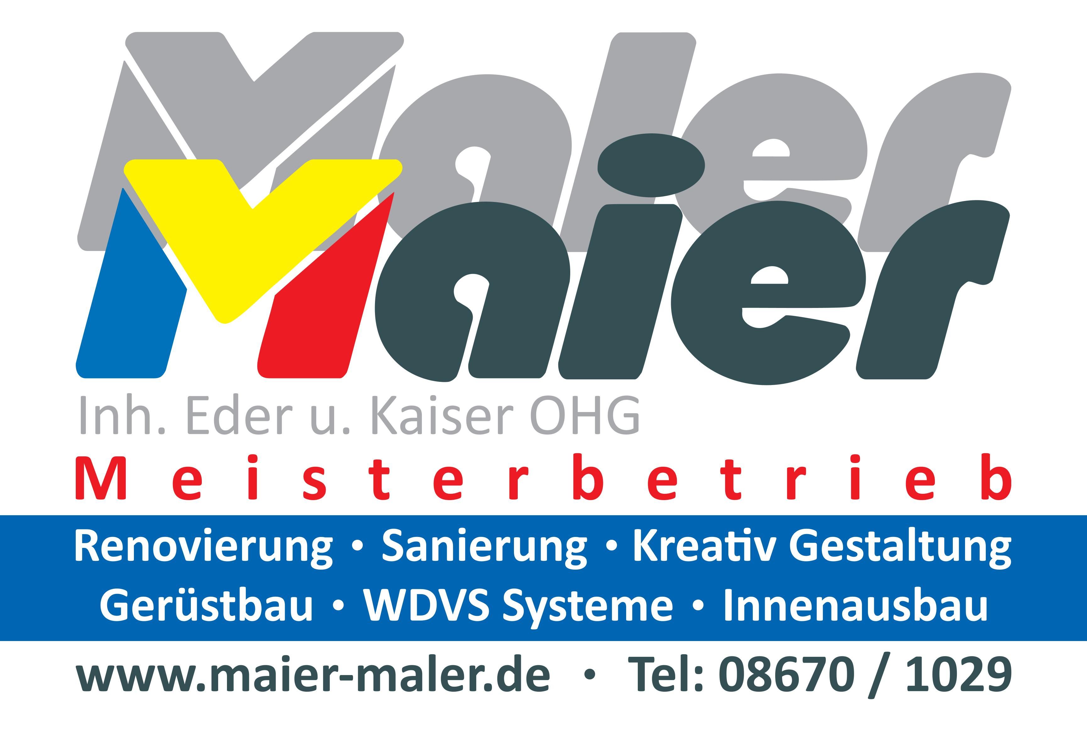 Logo der Firma Maier Maler Inh. Eder und Kaiser OHG aus Reischach auf dem Branchenportal Maler.org