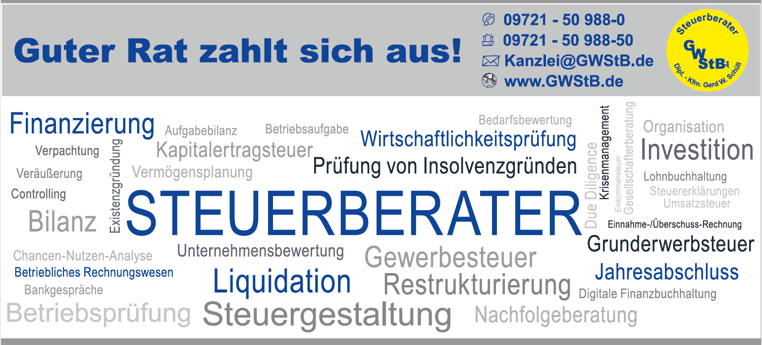 Beispielarbeit von Steuerkanzlei Schüll - veröffentlicht auf Steuer-Berater.de