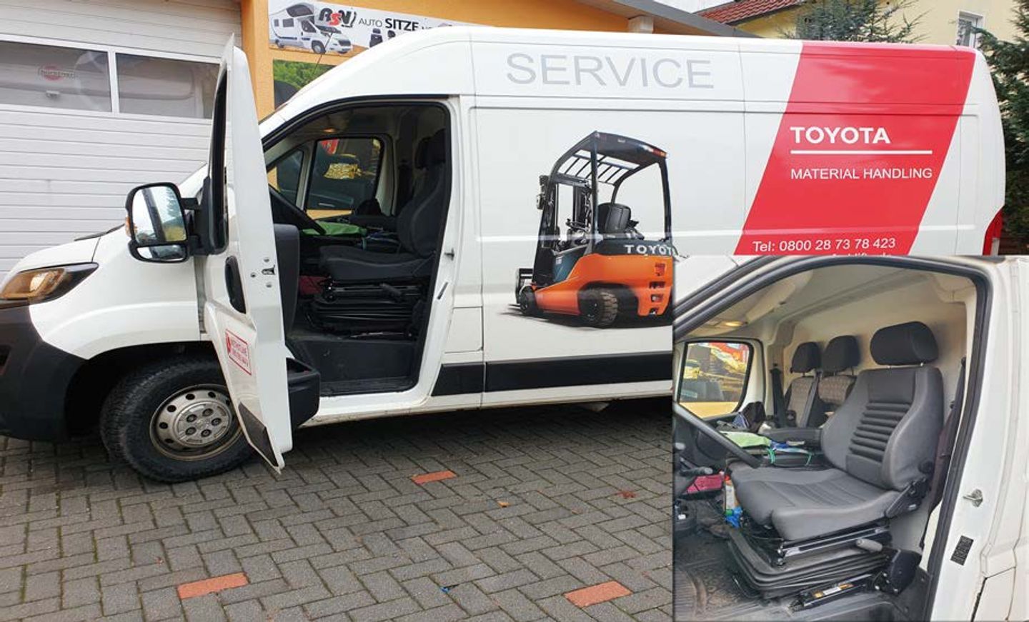 Beispielarbeit von Nobis Autozubehör Ersatzteile Fachbetrieb für Sitztechnik - veröffentlicht auf Auto-Werkstatt.de