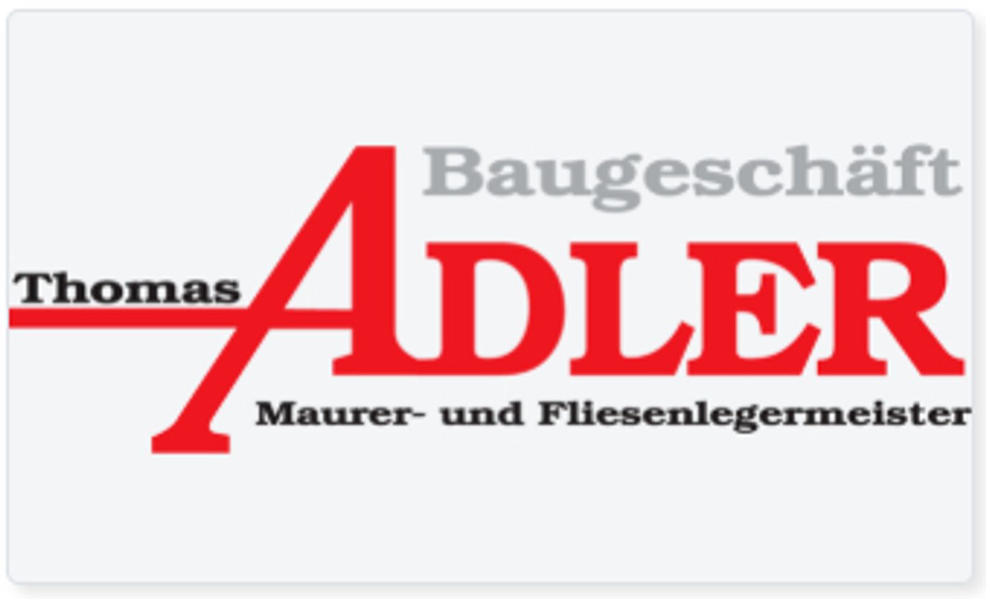 Logo der Firma Thomas Adler Baugeschäft aus Kirchberg auf dem Branchenportal Bauunternehmen.org