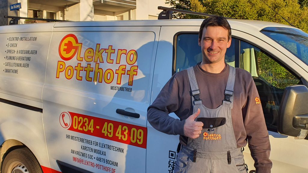 Beispielarbeit von Elektro Potthoff GmbH - veröffentlicht auf Elektriker.org