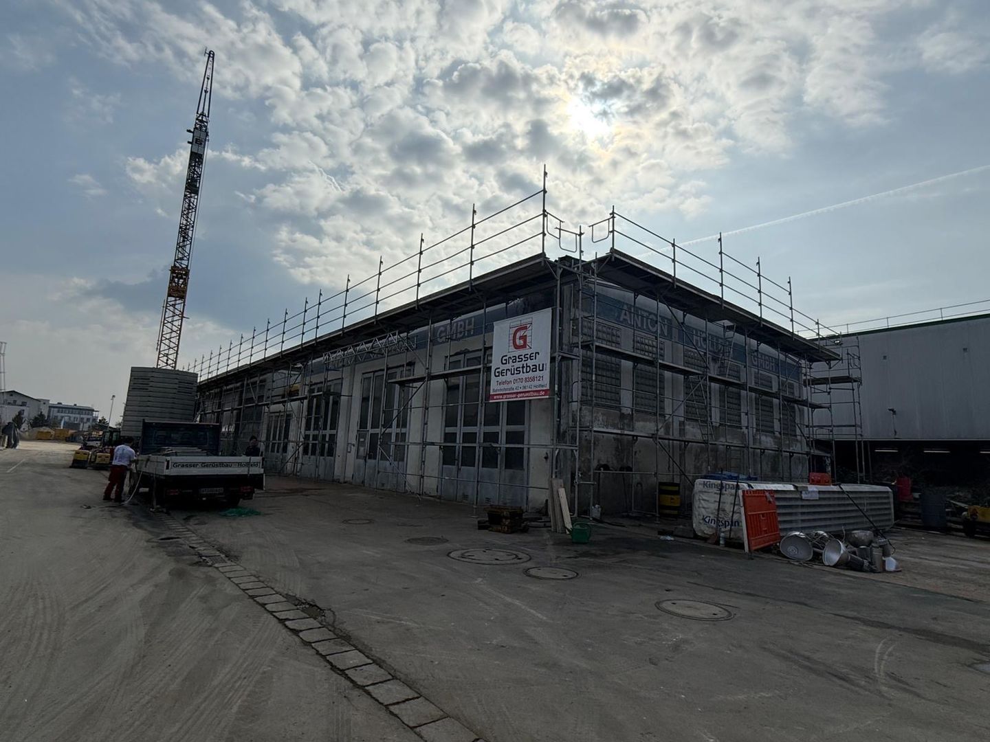 Beispielarbeit von Grasser Gerüstbau GbR, Inh. Egzon & Flamur Bajramaj - veröffentlicht auf Geruestbau.org