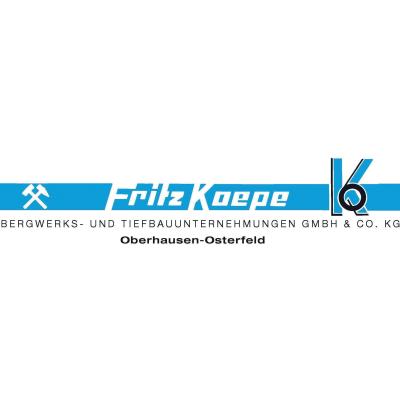Logo der Firma Fritz Koepe Bergwerks- und Tiefbauunternehmungen GmbH & Co. KG aus Oberhausen auf dem Branchenportal Bauunternehmen.org