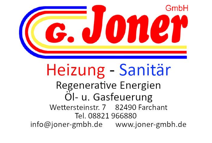 Logo der Firma G. Joner GmbH aus Farchant auf dem Branchenportal Sanitaer.org