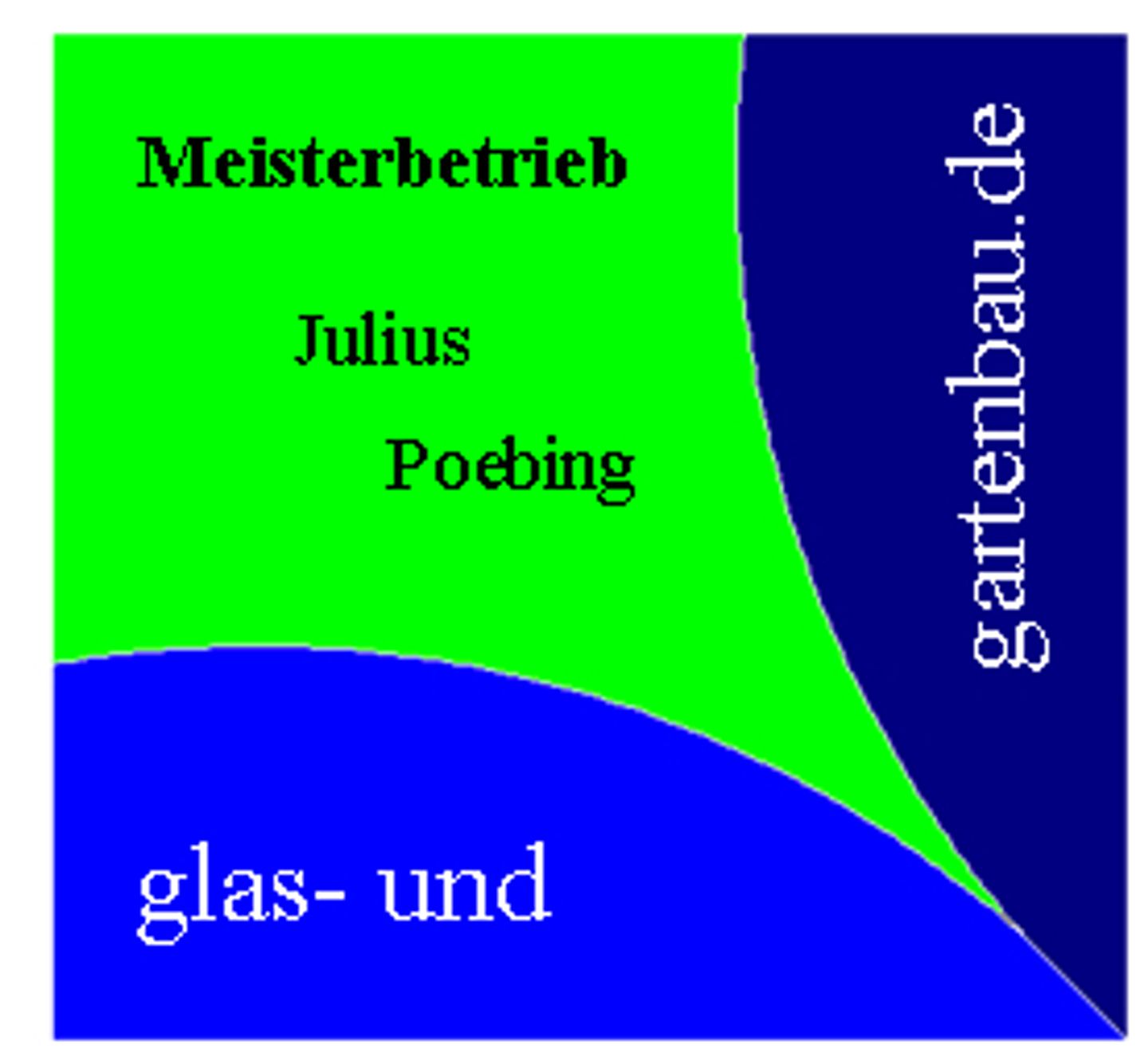 Logo der Firma Julius Poebing Glas- und Gartenbau aus Peiting auf dem Branchenportal Gartenbau.org
