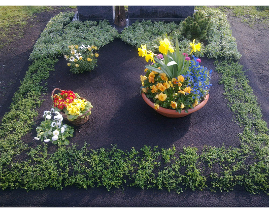 Beispielarbeit von Geiger Friedhofsgärtnerei Robert Ruschig - veröffentlicht auf Gartenbau.org