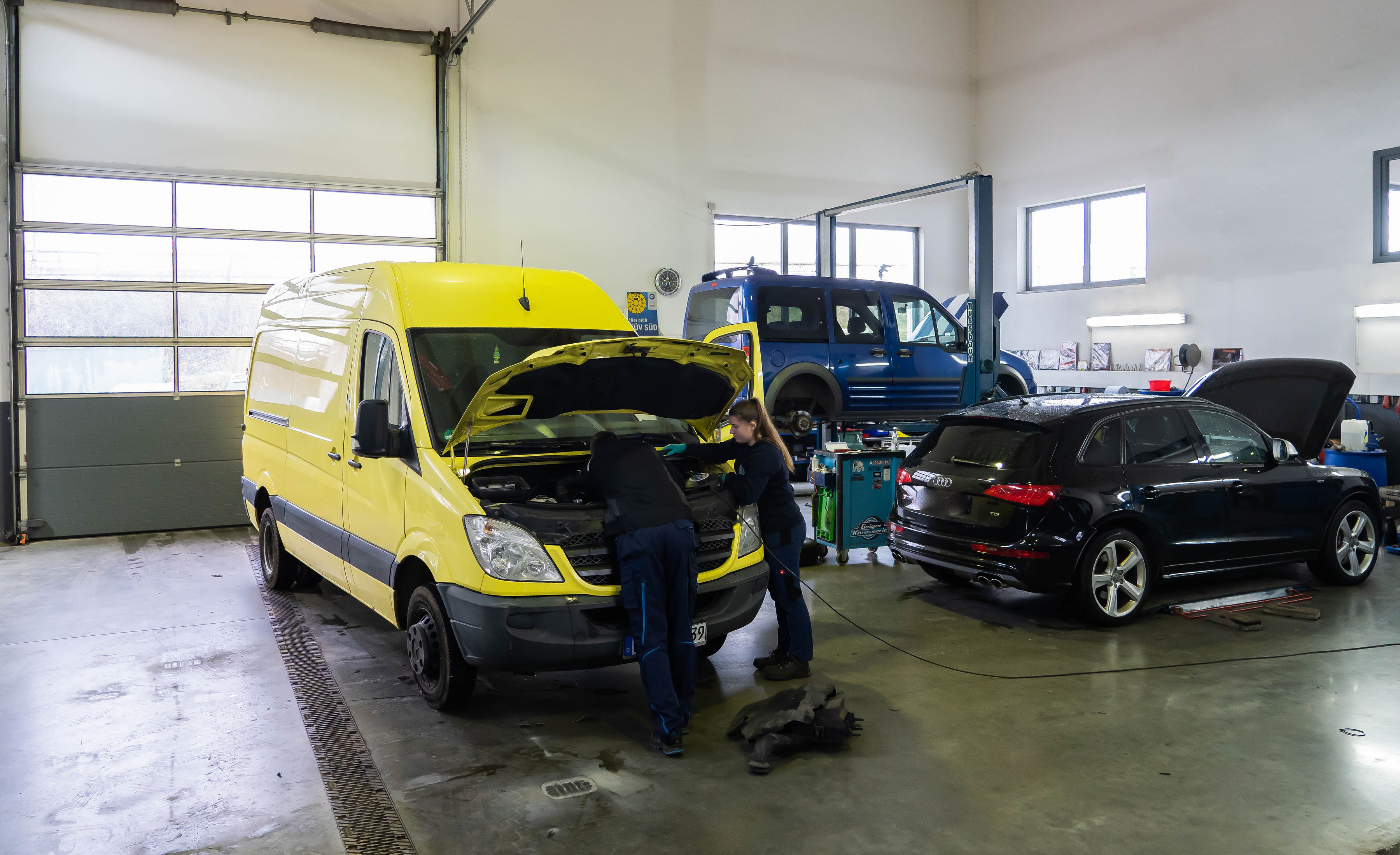 Beispielarbeit von Geiger Karosserie - veröffentlicht auf Auto-Werkstatt.de