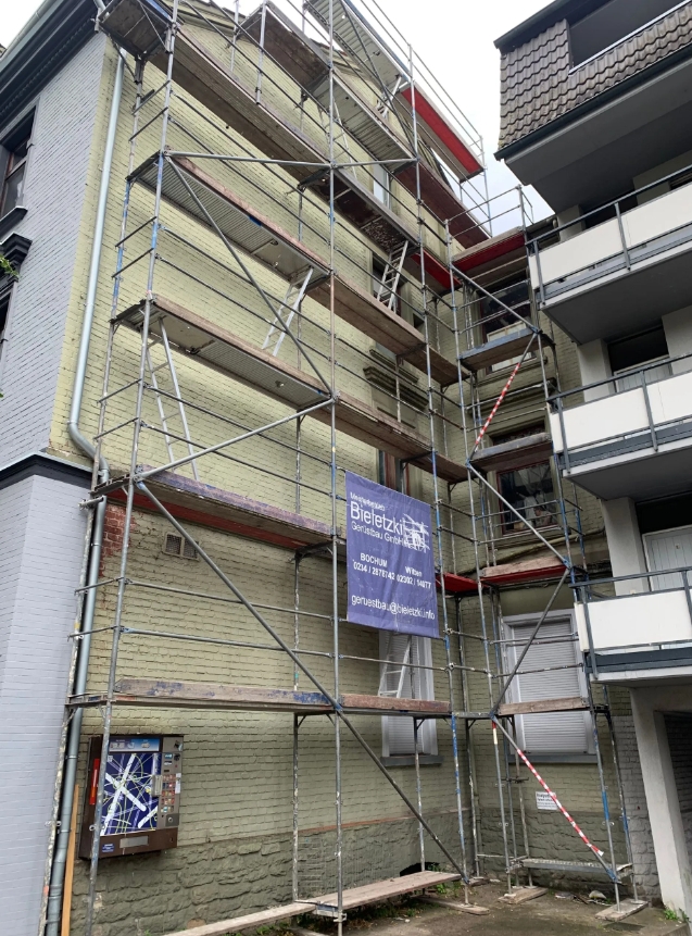 Beispielarbeit von Bieletzki Gerüstbau GmbH - veröffentlicht auf Geruestbau.org