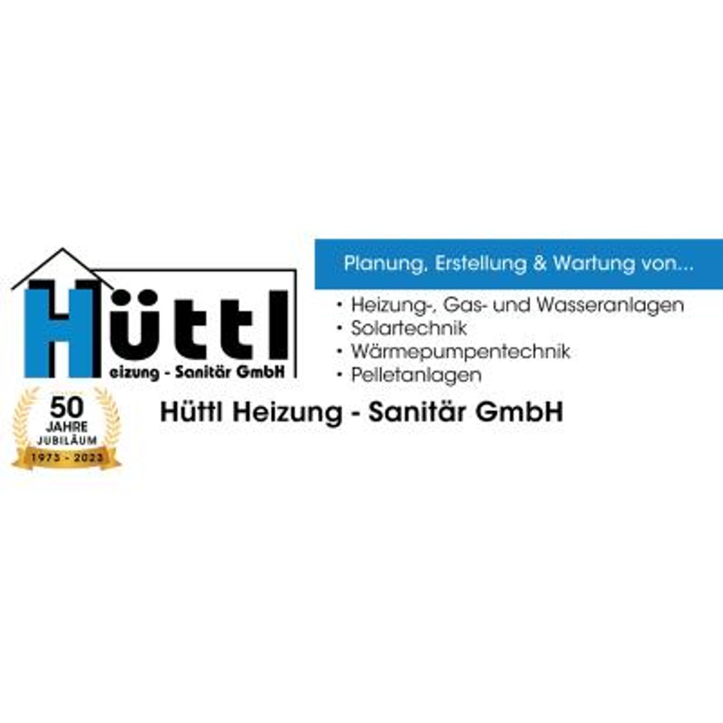 Logo der Firma Hüttl - Heizung + Sanitär - GmbH aus Cölbe auf dem Branchenportal Heizungsbau.net
