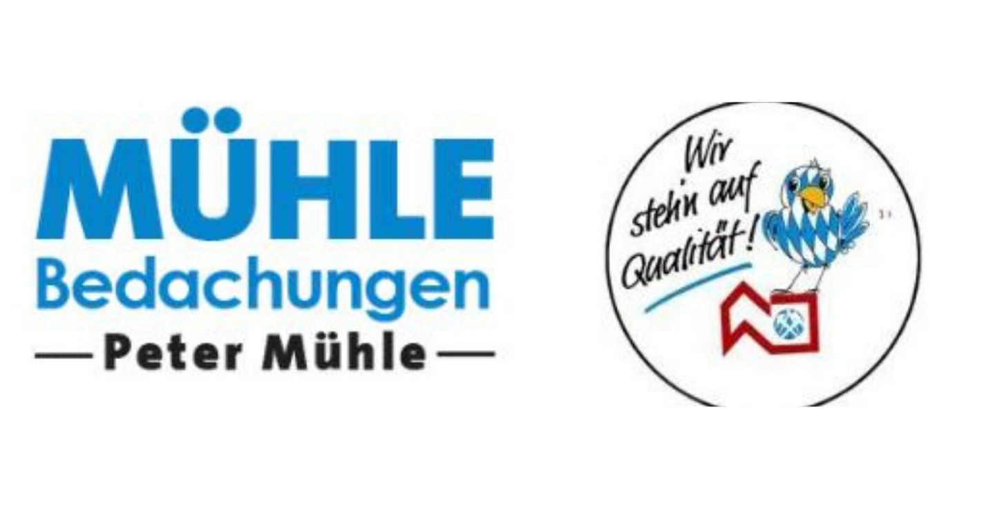 Logo der Firma Mühle Bedachungen Peter Mühle Dachdeckermeister aus Nürnberg auf dem Branchenportal Dachdecker.com
